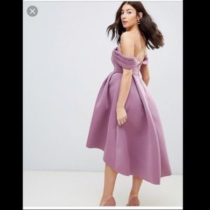 NEWT ASOS Maternity Bardot Cold Shoulder Midi